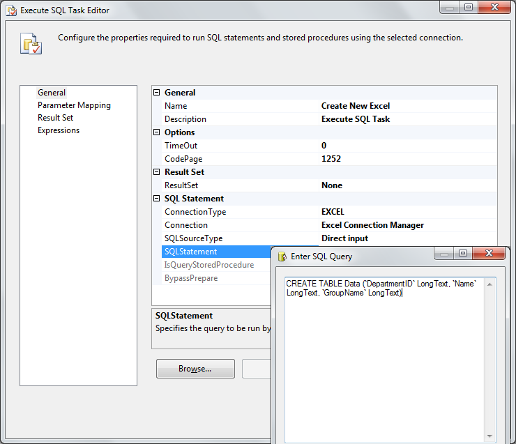 Template Package In Ssis